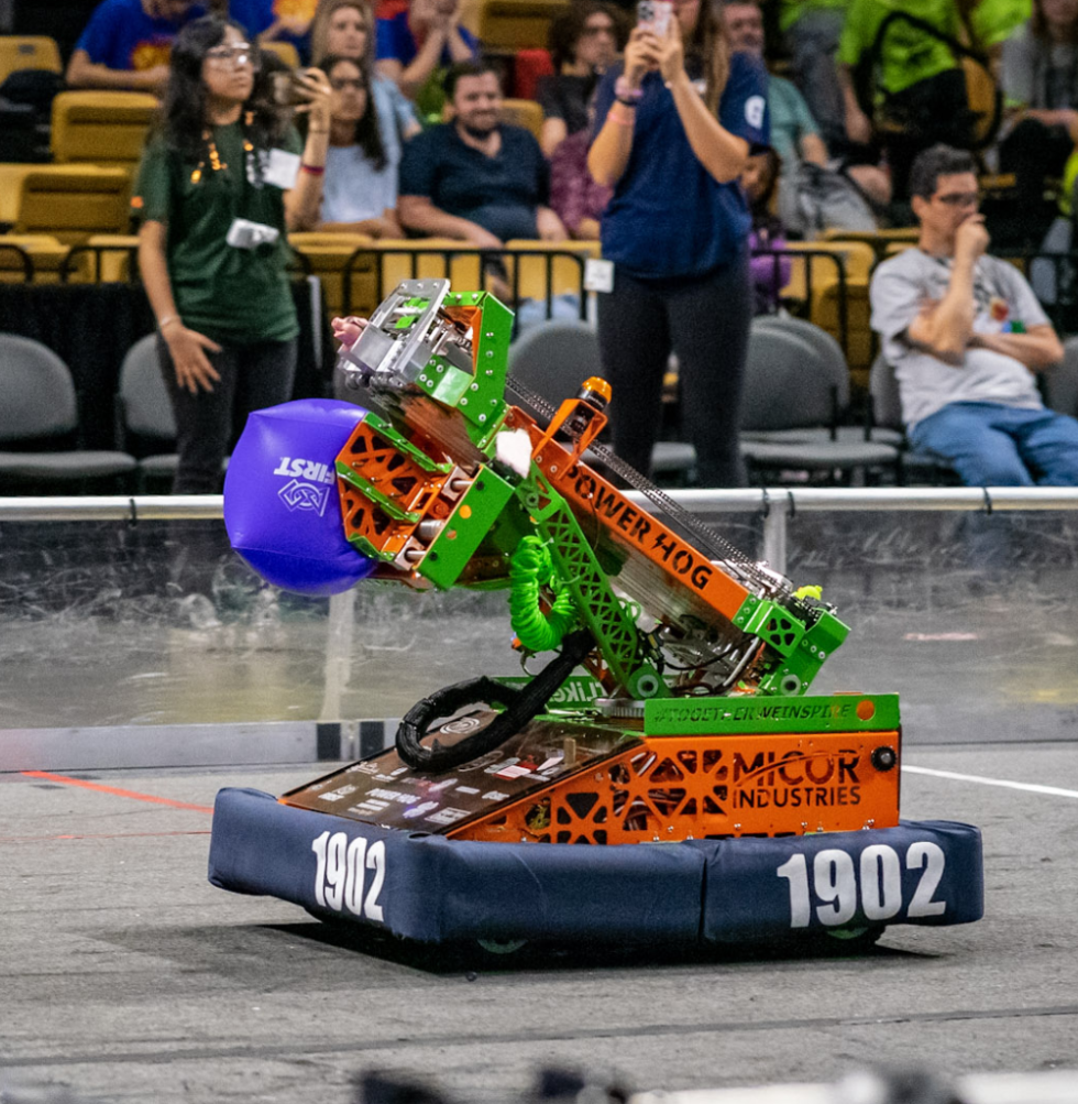 Our Robots | Exploding Bacon, FIRST Robotics, Team 1902